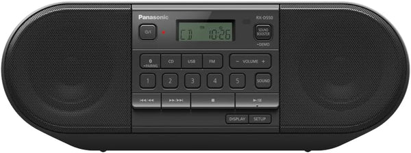 Panasonic Boombox with AM/FM Radio, Bluetooth, CD & USB 110-240 Volt