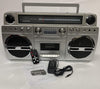 TechPlay Monster B Retro Boom Box CD, Cassette Player/Recorder, AM/FM, USB, Bluetooth Speaker with Built-in Rechargeable Battery