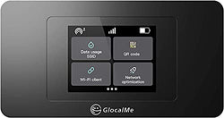 GlocalMe DuoTurbo 4G LTE Mobile Hotspot, Wireless WiFi Device for Home or Travel in 140+ Countries, No SIM Card Needed, Smart Local Network Auto-Selection, with CA 8GB & Global 1GB Data, Pocket WiFi
