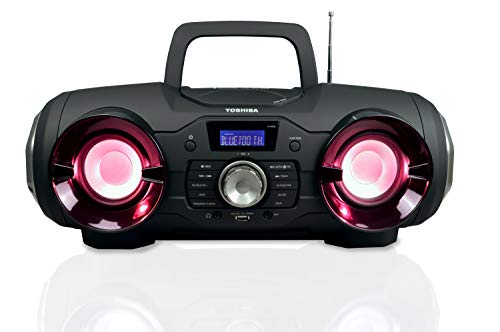Toshiba Wireless Bluetooth Boombox Speaker: Portable CD Boom Box