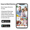 FULLJA 15" WiFi Smart Digital Photo Frame with Motion Sensor, Photos Sharing & Unlimited Cloud Storage