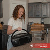 Aiwa Portable Boombox, Crystal Clear Sound with 3W x 2 Speakers and Bass Function, Featuring a 7" LCD Display, Bluetooth Connectivity, FM Radio, CD/DVD Player