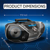 Philips Powerful Boombox with CD, Bluetooth, Cassette, Radio & USB / MP3/ AUX Input.