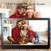 FRAMEO 15.6 Inch FHD Digital Photo Frame WiFi, MARVUE Vision 15 Smart WiFi Electronic Digital Picture Frame Large Touch Screen&16GB Storage
