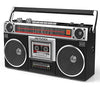 Classic 80s Style Retro Boombox Cassette Player Recorder with AM/FM/SW Radio