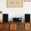 Sharp 200W Audio System with Wireless Bluetooth Streaming & MP3/CD Player, USB Port, AM/FM Digital Tuner, Aux Input