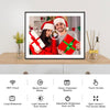 Large Digital Photo Frame 19-inch Photo Frame - Dual WiFi Picture Frame Wall Mountable, Light Sensor, 64GB Full Function, Easy Setup to Share Photos or Videos Instantly via App