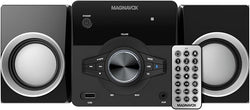 Magnavox MM442 Bluetooth CD Shelf System with FM Radio, Remote & LED Display – Black

