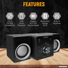Magnavox MM442 Bluetooth CD Shelf System with FM Radio, Remote & LED Display – Black

