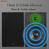 Sharp 200W Audio System with Wireless Bluetooth Streaming & MP3/CD Player, USB Port, AM/FM Digital Tuner, Aux Input