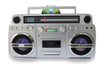 TechPlay Monster B Retro BoomBox CD, Cassette Player/Recorder, AM/FM, USB, Bluetooth Speaker with Built-in Rechargeable Battery
