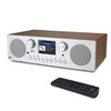 Ocean Digital WiFi Internet Radio with Alarm Clock, Micro SD, Line Out, Aux in