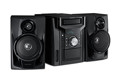 Sharp 240 Watts 5-CD Shelf System with Cassette & Bluetooth