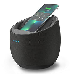 Belkin SoundForm Elite Hi-Fi Smart Speaker + Wireless Charger (Alexa Voice-Controlled Bluetooth Speaker) Sound Technology by Devialet (Black)