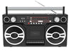 Milanix Classic Retro 1980s Portable Boombox with Bluetooth, Radio & Cassette Player