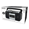 Jensen Mini Music System with Compact Dual Cassette Player & Recorder CD MP3 AM FM Radio