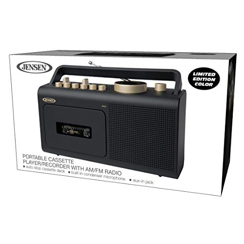 Jensen MCR-250 Portable Boombox Retro Home Audio Stereo AM/FM Radio ...