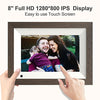 FULLJA 15" WiFi Smart Digital Photo Frame with Motion Sensor, Photos Sharing & Unlimited Cloud Storage
