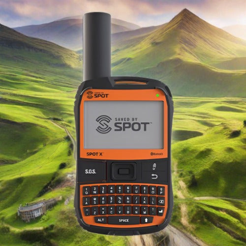Spot X with Bluetooth 2-Way Satellite Messenger | SOS Protection | Handheld Portable 2-Way GPS Messenger for Hiking, Camping, Cars| Globalstar Satellite Network Coverage | Subscription Applicable…