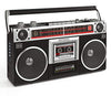 Classic 80s Style Retro Boombox Cassette Player Recorder with AM/FM/SW Radio