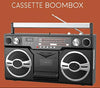 Milanix Vintage Retro 1980s Portable Boombox Cassette Player with Bluetooth, AM/FM Radio, USB, SD, Aux-in, AC/DC