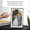 Skylight Digital Picture Frame: 15 Inch WiFi Enabled with Load from Phone Capability, Touch Screen Digital Photo Frame Display - Customizable Gift for Friends and Family - Black