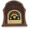 Pyle Retro Speaker Vintage Radio - Classic Style Stereo, Wireless Bluetooth Receiver Speakers, Built-in Full Range Sound System Reproduction, USB, MP3 Player, AM/FM Tuner - PUNP37BT Walnut