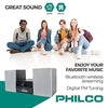Philco Shelf Stereo Systems with CD Radio, Bluetooth MP3 AUX & USB