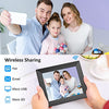 FULLJA 15" WiFi Smart Digital Photo Frame with Motion Sensor, Photos Sharing & Unlimited Cloud Storage