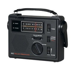 Crane Solar Emergency AM FM Weather Radio 