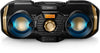 Phillips Rugged Boombox with Bluetooth, Radio, USB, AUX, CD & Light Up Speaker