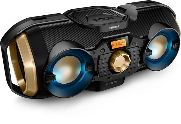 boombox stereo Wirelessly Stream Music from Smartphone, Tablet, Other Devices via Bluetooth