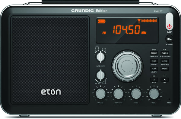 Eton Field AM / FM / Shortwave Radio with Bluetooth, Model NGWFBTB