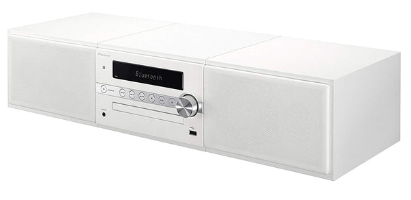 Pioneer 30 Watts Mini Stereo System with Bluetooth, CD, Radio - White Color