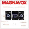 Magnavox Craig, 3-Pieces CD Shelf System with Digital PLL FM Stereo, Radio Blue Color Lights