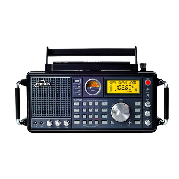 TECSUN S-2000 SHORTWAVE Radio Dual Conversion PLL FM MW SW LW SSB Air Band