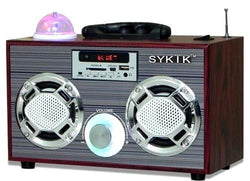 Sykik Bluetooth Audio Boombox with Disco Light Show